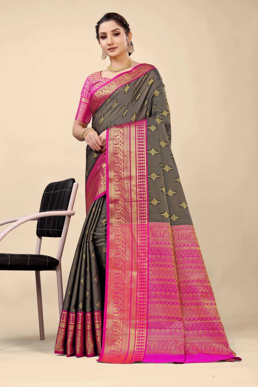 New Gola Tissue 2 Weaving Silk Sarees Catalog